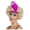 Sequin headband with feather pink Smiffys at Deinparadies.ch