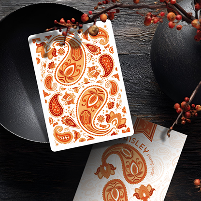 Paisley Ton sur Ton Poudre Orange workers Deck-Deinparadies.ch-Deinparadies.ch