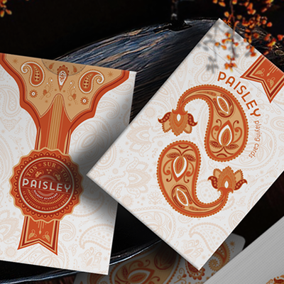 Paisley Ton sur Ton Poudre Orange workers Deck-Deinparadies.ch-Deinparadies.ch