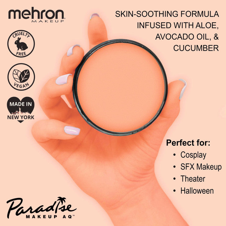 Paradise Make-up AQ 40ml | Pastell Orange-Mehron-Deinparadies.ch