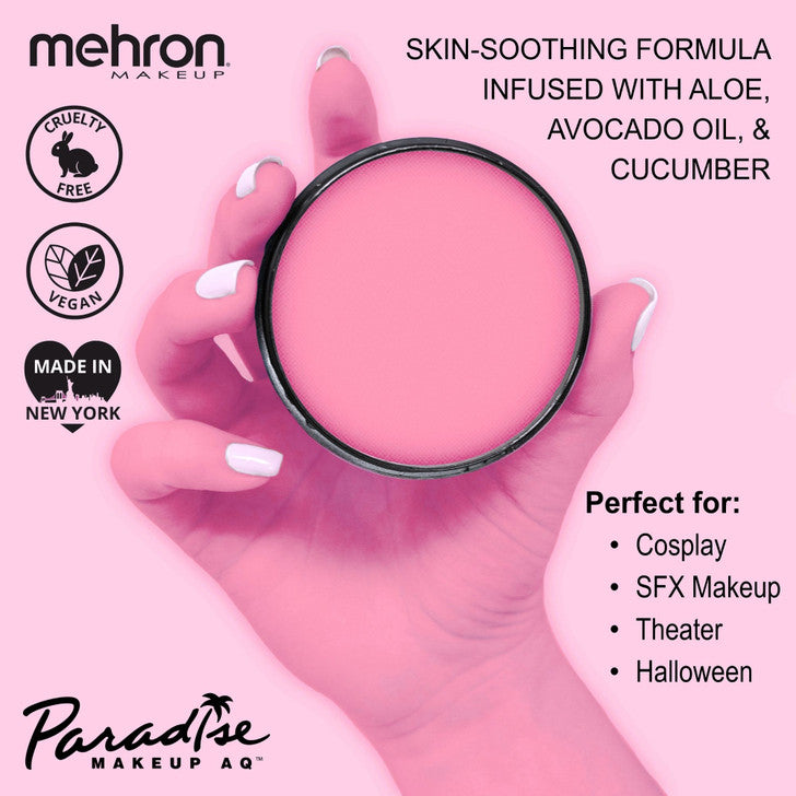 Paradise Make-up AQ 40ml | Pastell Pink-Mehron-Deinparadies.ch