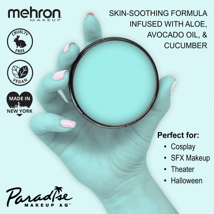 Paradise Make-up AQ 40ml | Pastell Teal-Mehron-Deinparadies.ch