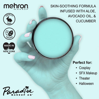 Paradise Make-up AQ 40ml | Pastell Teal-Mehron-Deinparadies.ch