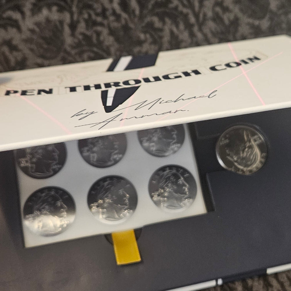 Pen Through Coin | Michael Ammar-Penguin Magic-Deinparadies.ch