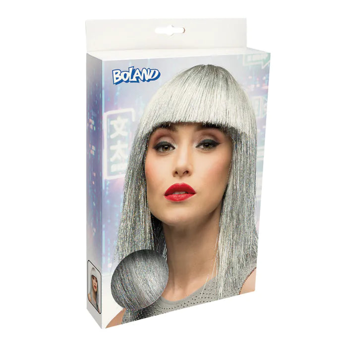 Perücke Crazy Lametta | silber-Boland-Deinparadies.ch