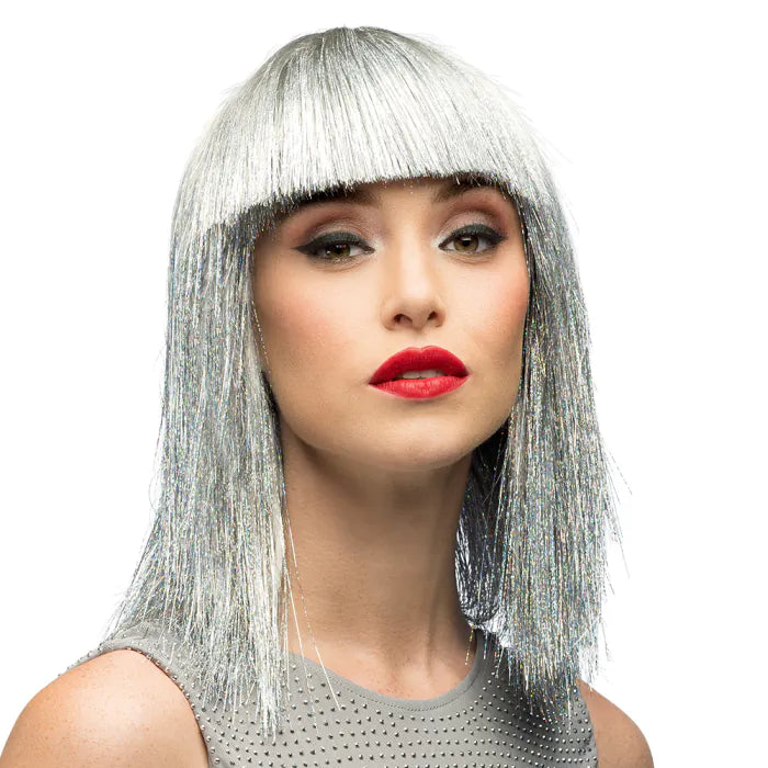 Perücke Crazy Lametta | silber-Boland-Deinparadies.ch