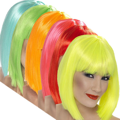 Perücke Glamour Kurzhaar farbig Smiffys bei Deinparadies.ch