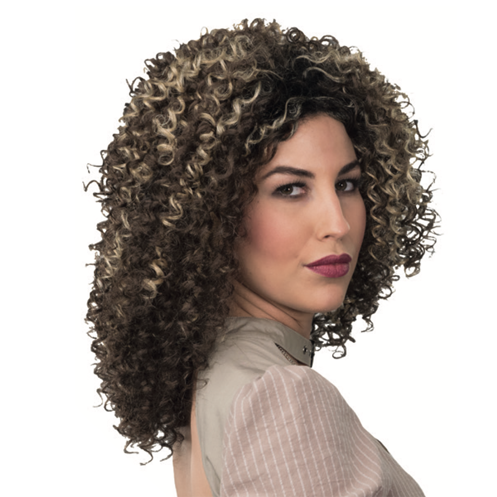 Wig curly head Maliya | brown-mottled Orlob Deinparadies.ch