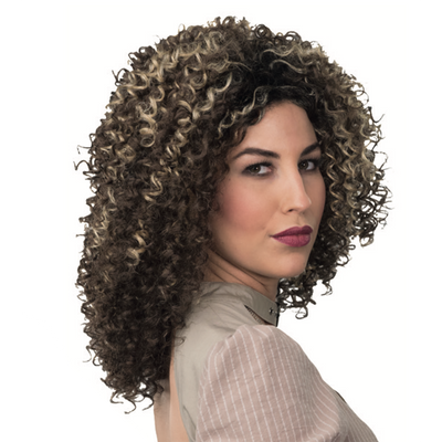 Wig curly head Maliya | brown-mottled Orlob Deinparadies.ch