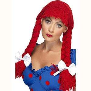 Wig Doll, Red Smiffys Case Deinparadies.ch