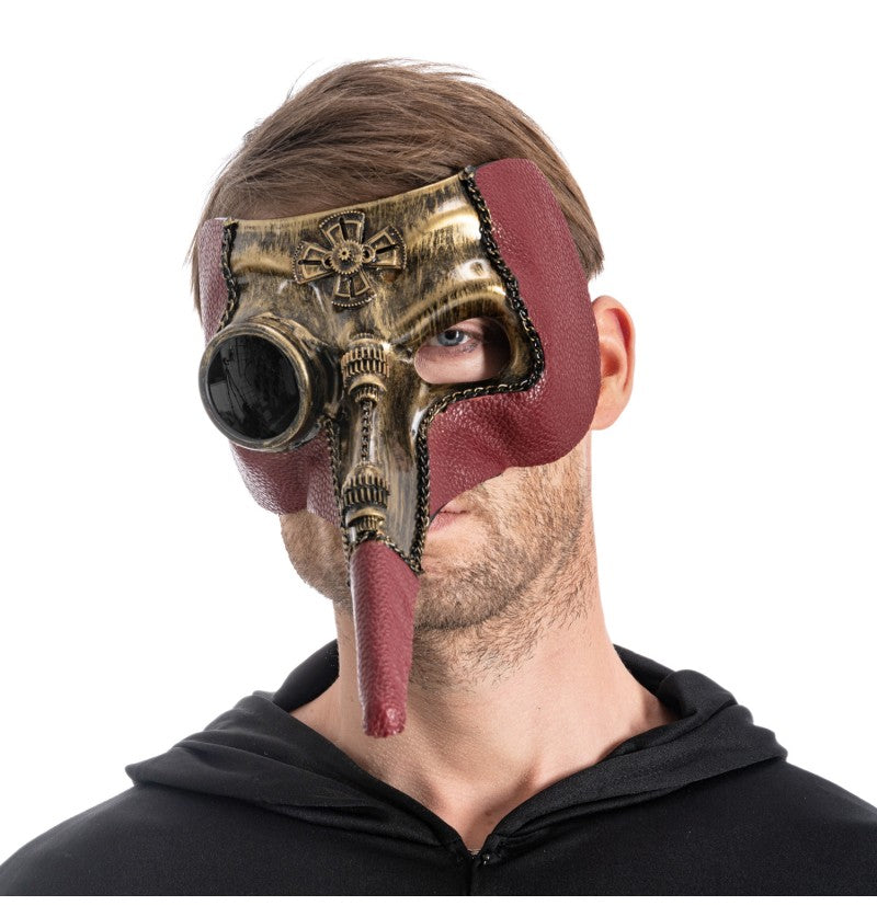 Pestdoktormaske Steampunk