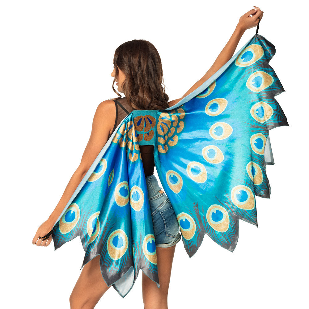 Large Blue Peacock Wings at Travis Designs Deinparadies.ch