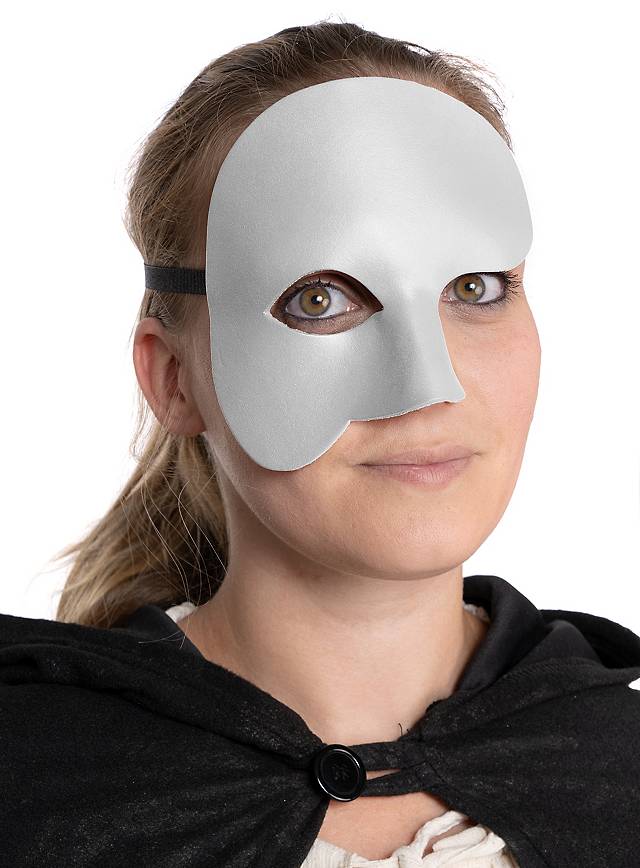 Phantom weiß Venezianische Ledermaske-Metamorph-Deinparadies.ch