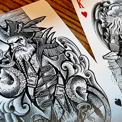 Pirate (Daylight) Playing Cards with Mechanical Box-The Paper Gear Company-Deinparadies.ch