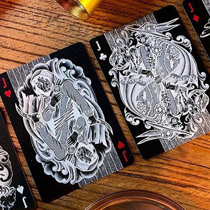 Pirate (Night) Playing Cards with Mechanical Box-The Paper Gear Company-Deinparadies.ch