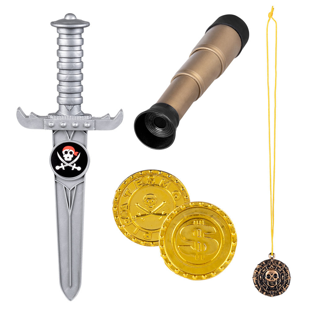 Piraten-Zubehör mit Fernrohr-Boland-Deinparadies.ch