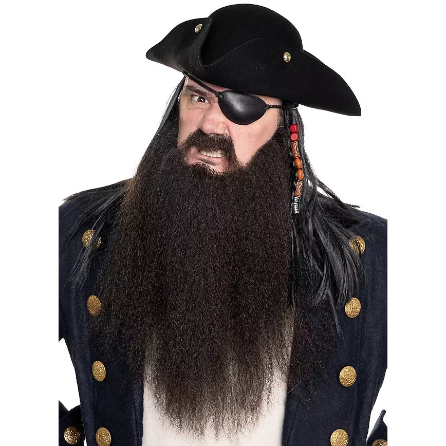 Piratenbart Blackbeard Set | braun-Metamorph-Deinparadies.ch