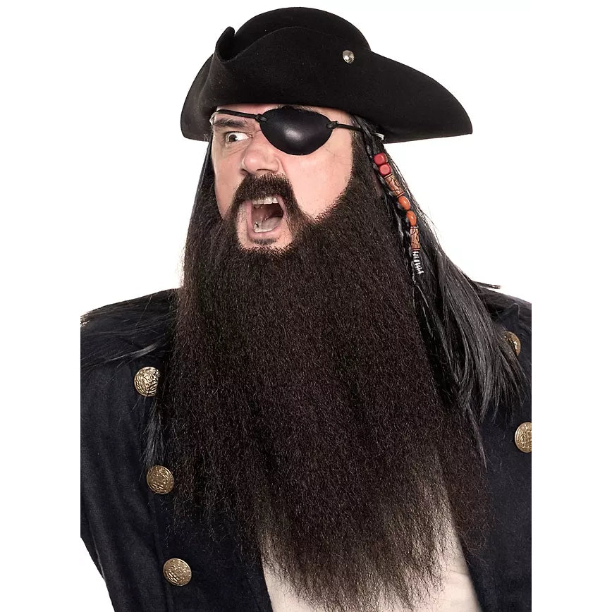Piratenbart Blackbeard Set | braun-Metamorph-Deinparadies.ch