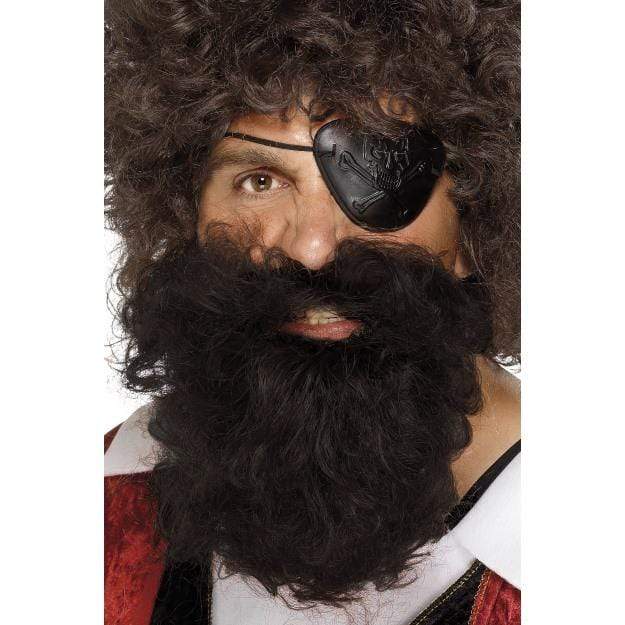 Pirata barba marrón Smiffys en Deinparadies.ch