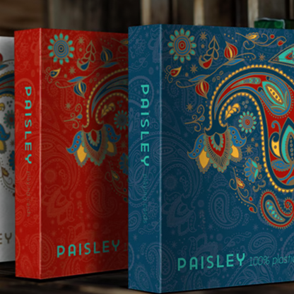 Plastic Paisley Poker Red Playing Cards | Dutch Card House Company-Deinparadies.ch-Deinparadies.ch