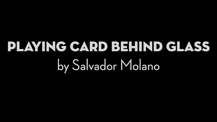 Playing Card Behind Glass by Salvador Molano - Video Download Salvador Olivera at Deinparadies.ch