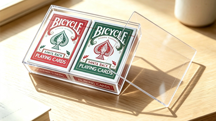 Plexiglass Card Case (2 Deck Case) | MS Magic-Lee Jah Bond-Deinparadies.ch