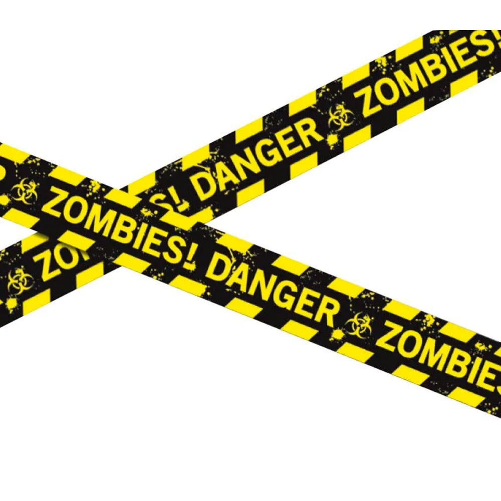 Polizei-Absperrband ZOMBIES ! DANGER-Guirca-Deinparadies.ch