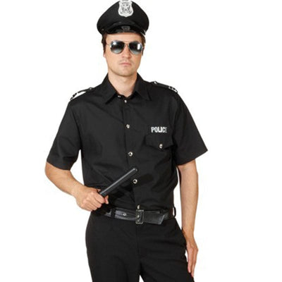 Chemise de police noire par Orlob Deinparadies.ch