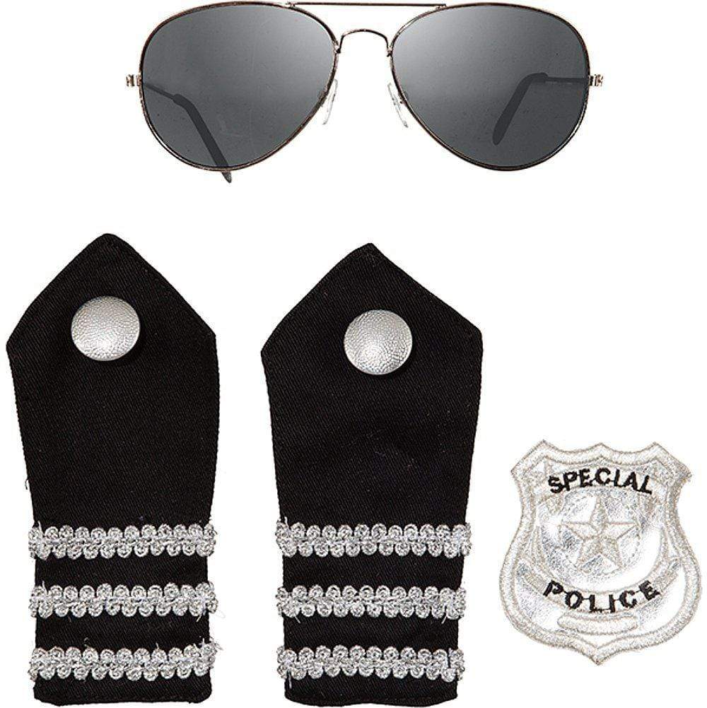 Police set with glasses and flaps Deinparadies.ch consider Deinparadies.ch
