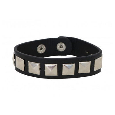 Punk bracelet with rivets Flat rivets at Carnival Toys Deinparadies.ch