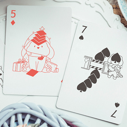 Puppy Diary - Green Limited Edition Playing Cards |-David Jon-Deinparadies.ch