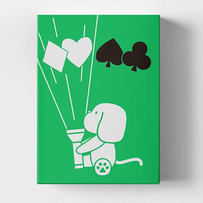 Puppy Diary - Green Limited Edition Playing Cards |-David Jon-Deinparadies.ch