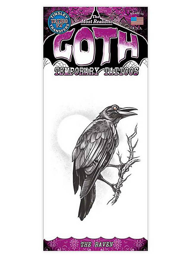 Rabe Gothic | Klebetattoos-Tinsley Transfers-Deinparadies.ch