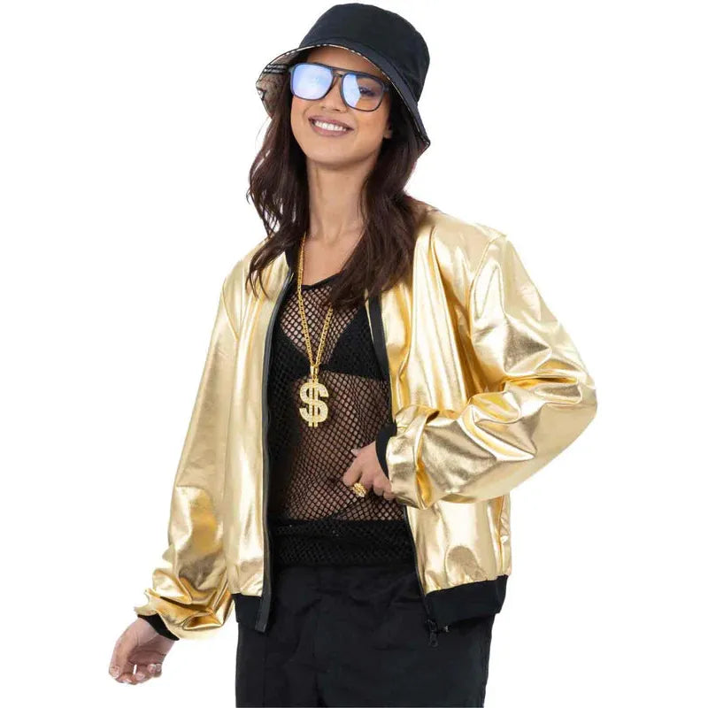 Rapperjacke Gold-Smiffys-Deinparadies.ch