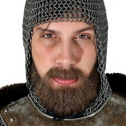 Raubritter Bartkombination Echthaar braun-Metamorph-Deinparadies.ch