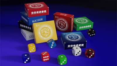 Regular Dice Set (9 Normal Dice) | IARVEL Magic (Transparent Blue)-Iarvel Magic-Deinparadies.ch