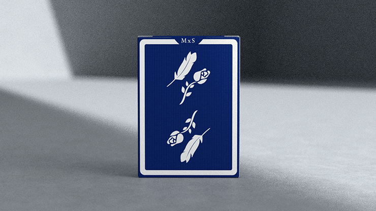 Remedies Playing Cards Royal Blue by Daniel Madison Black Roses Playing Cards at Deinparadies.ch