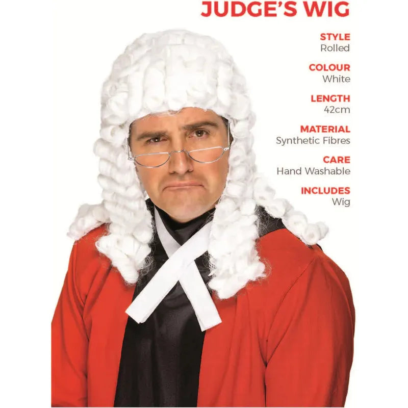 Richterperücke | Judge's Wig | weiss-Smiffys-Deinparadies.ch