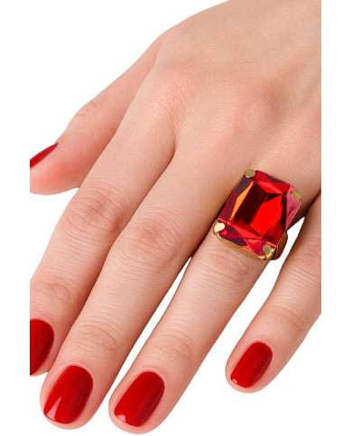 Ring mit Edelstein | rot-Carnival Toys-Deinparadies.ch