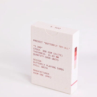 Room One X Butterfly Present Butterfly Try All Playing Cards (300G)-Room One-Deinparadies.ch