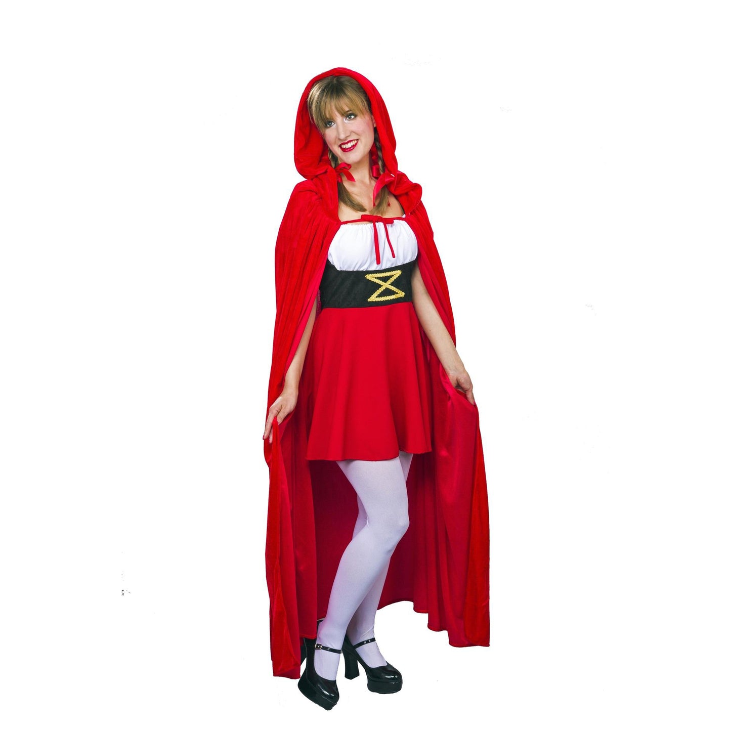 Rotkäppchen Kapuzenumhang | rot-Festartikel Müller-Deinparadies.ch