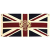 Royal British Flag with Coat of Arms | 150x100cm-Woven Magic-Deinparadies.ch