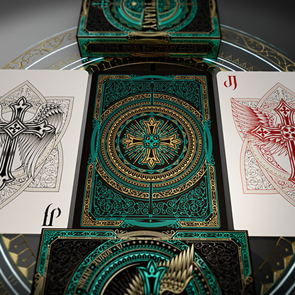 Royal Sanctuary Limited Emerald Playing Cards-Max Playing Cards-Deinparadies.ch