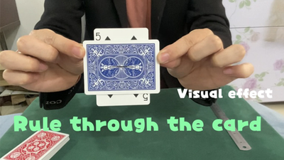 Ruler Through Card by Dingding - Video Download Dingding at Deinparadies.ch