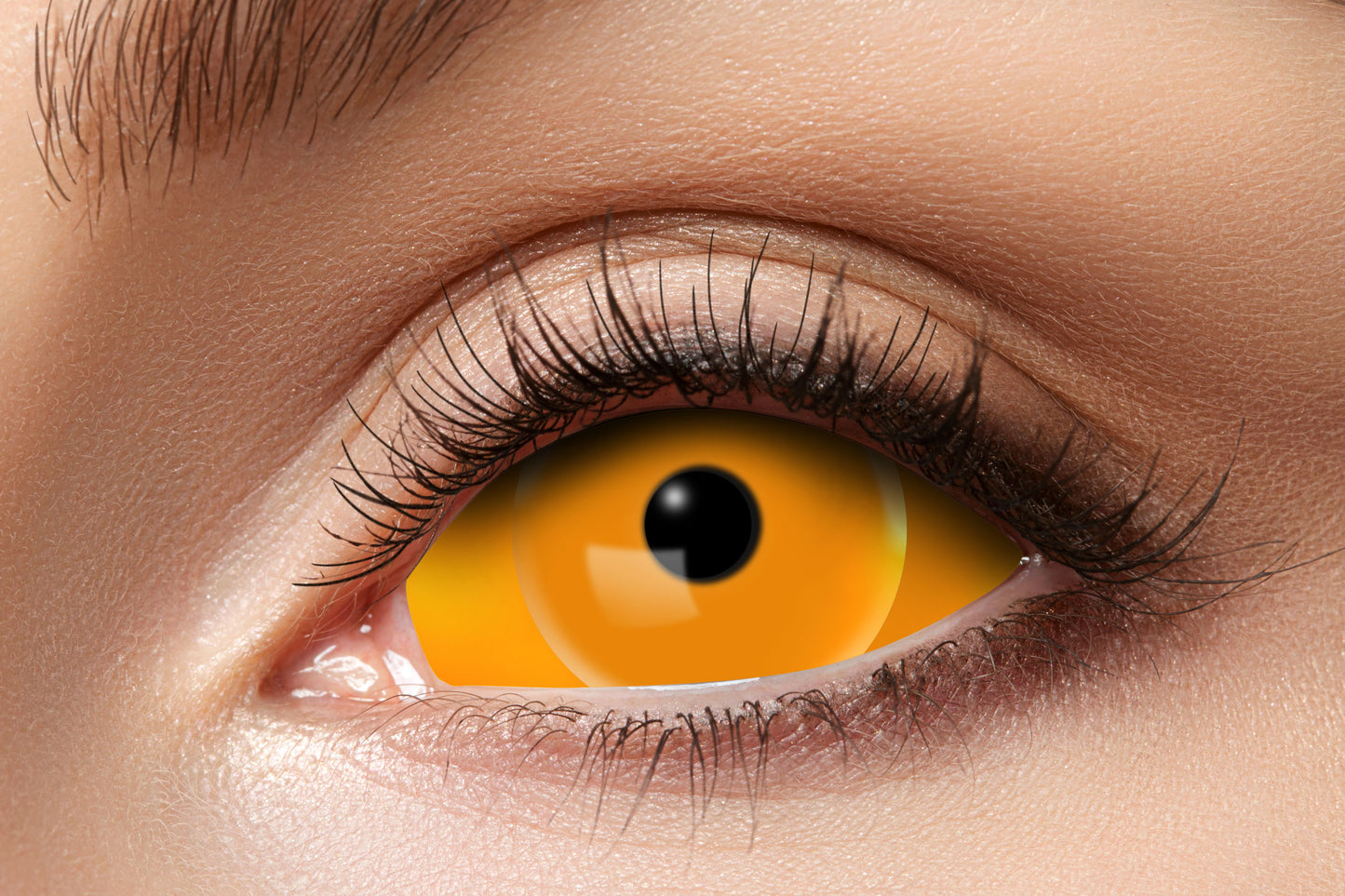 Sclera contact lenses orange