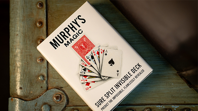 SURE SPLIT Invisible Deck Bicycle (Red) | Murphy's Magic-Murphy's Magic Productions-Deinparadies.ch