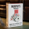 SURE SPLIT Invisible Deck Bicycle (Red) | Murphy's Magic-Murphy's Magic Productions-Deinparadies.ch