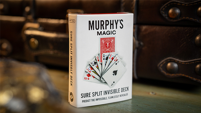 SURE SPLIT Invisible Deck Bicycle (Red) | Murphy's Magic-Murphy's Magic Productions-Deinparadies.ch