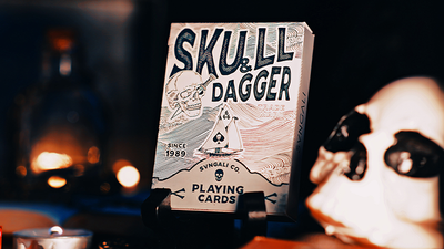 SVNGALI 06: Skull and Dagger Playing Cards The Blue Crown at Deinparadies.ch