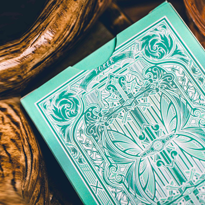 Sanctuary (Cyan) Playing Cards